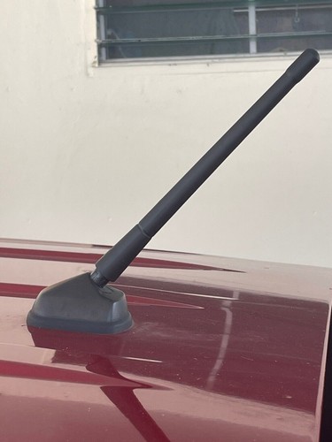 Short black antenna mast - short,